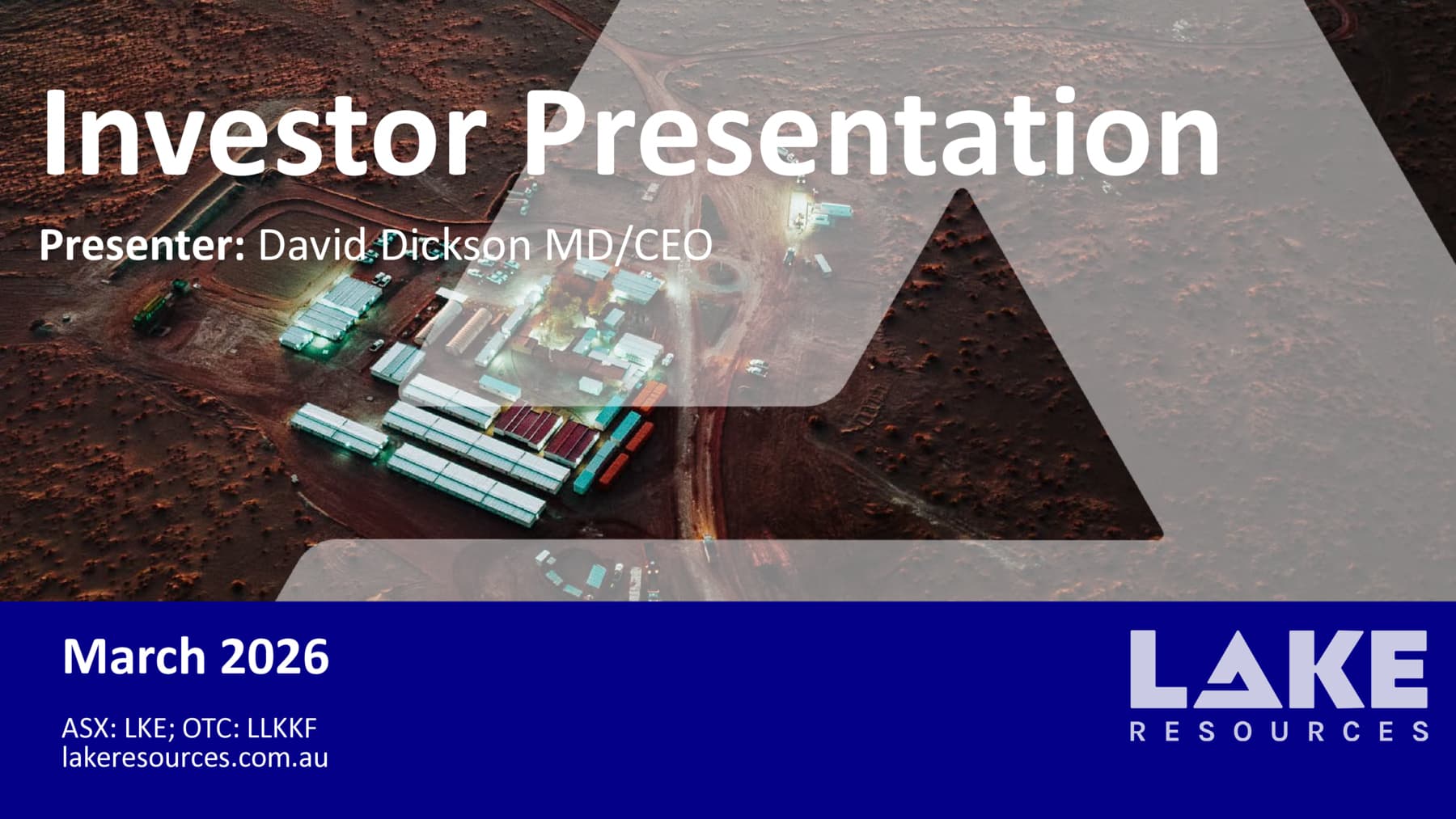 Investor Presentation
